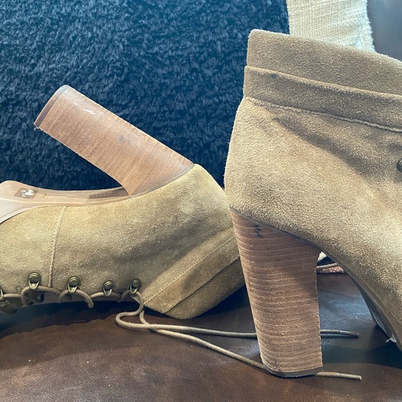 Jessica Simpson high heel suede boots - Picture 4 of 6